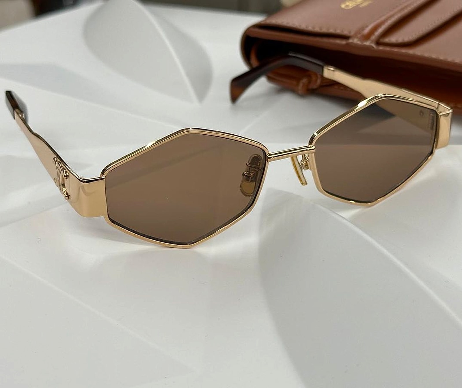 Celine Diamond CL4025U Brown Gold