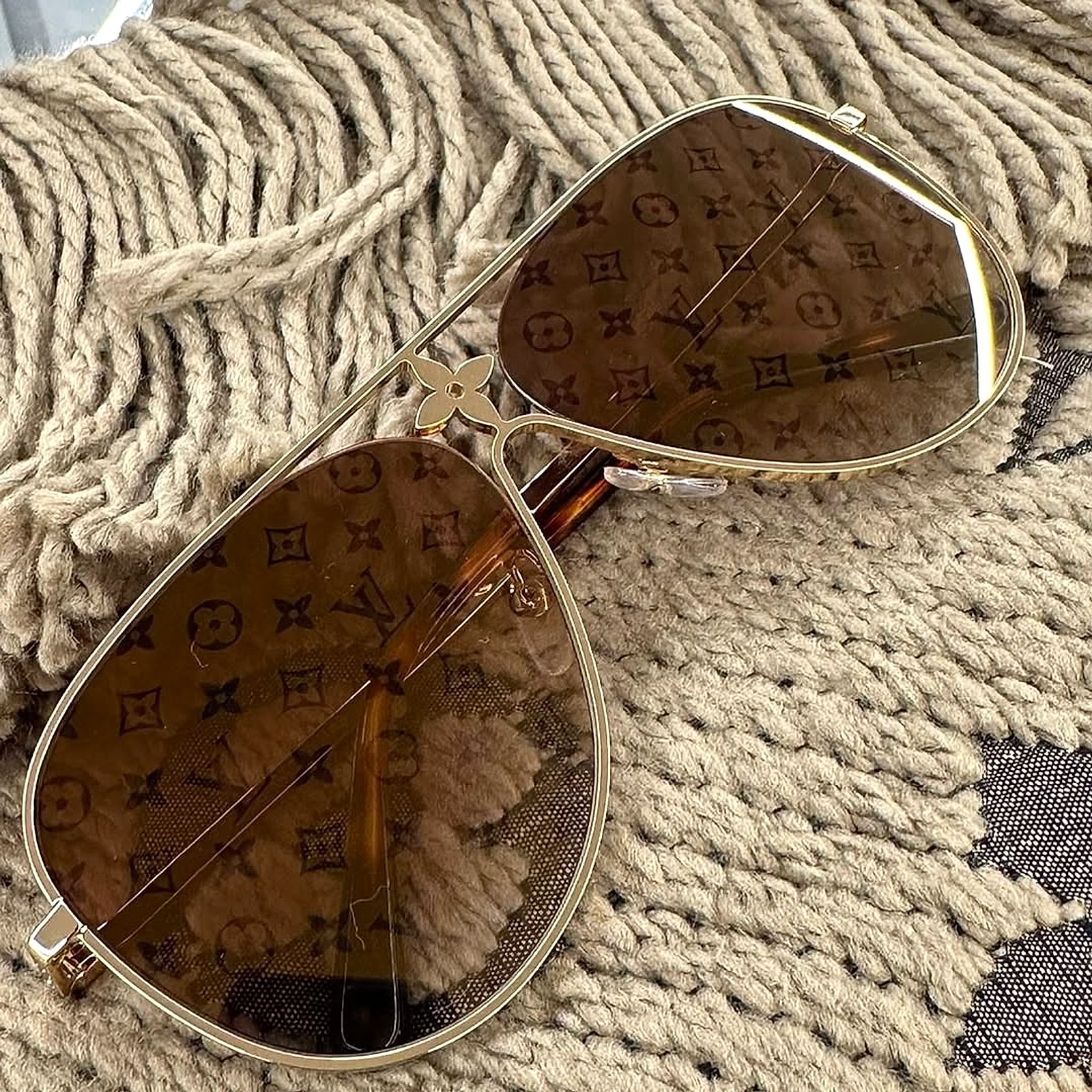 LV Gold Mirrors